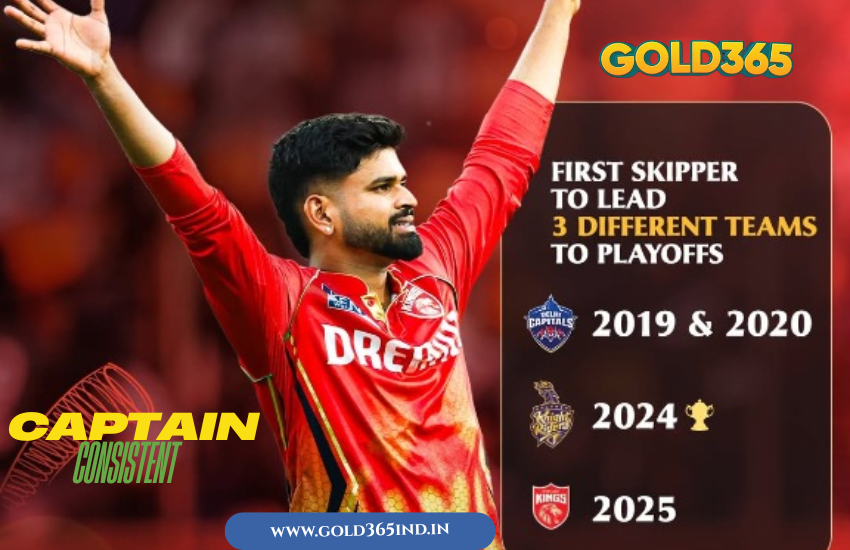 Shreyas Iyer Creates History: First Skipper to Lead 3 IPL Teams to Playoffs – Bet Now on Gold365